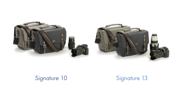 The Think Tank Signature 10 and Signature 13 camera bags