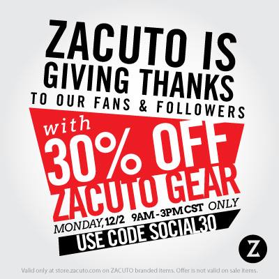 ZACUTO sale