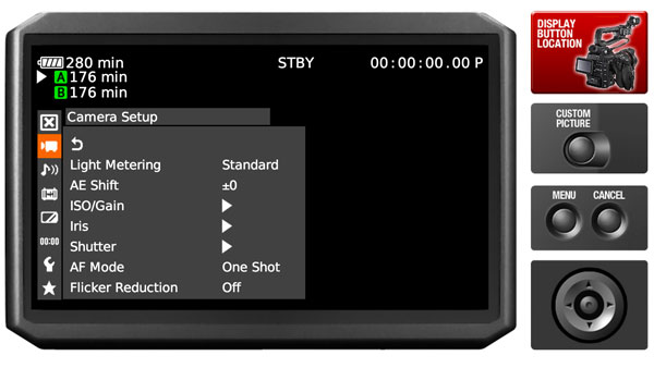 C100-menu-simlator