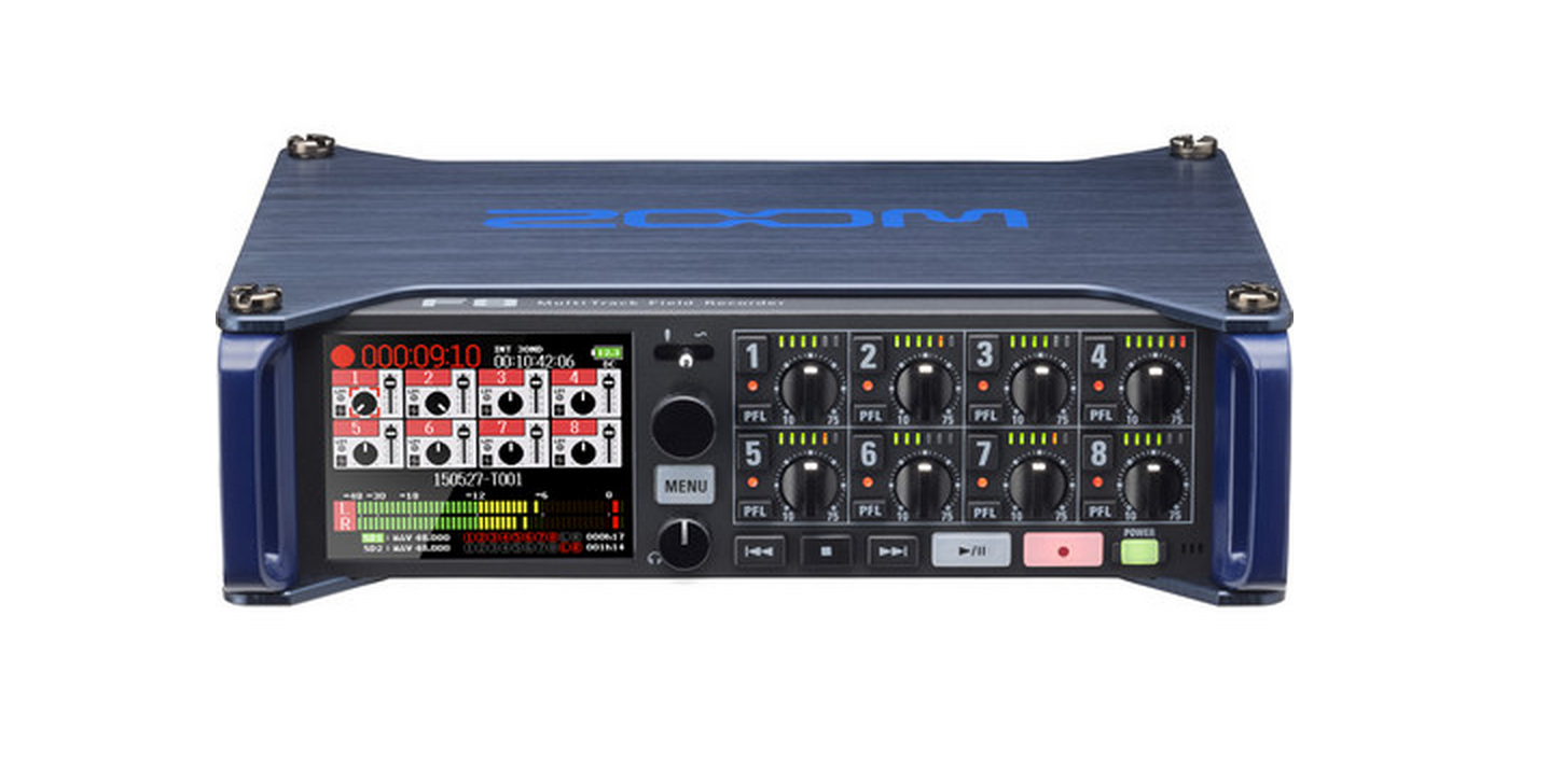 Zoom F8 Multi Track Field Recorder Affordable Pro Audio Recorder