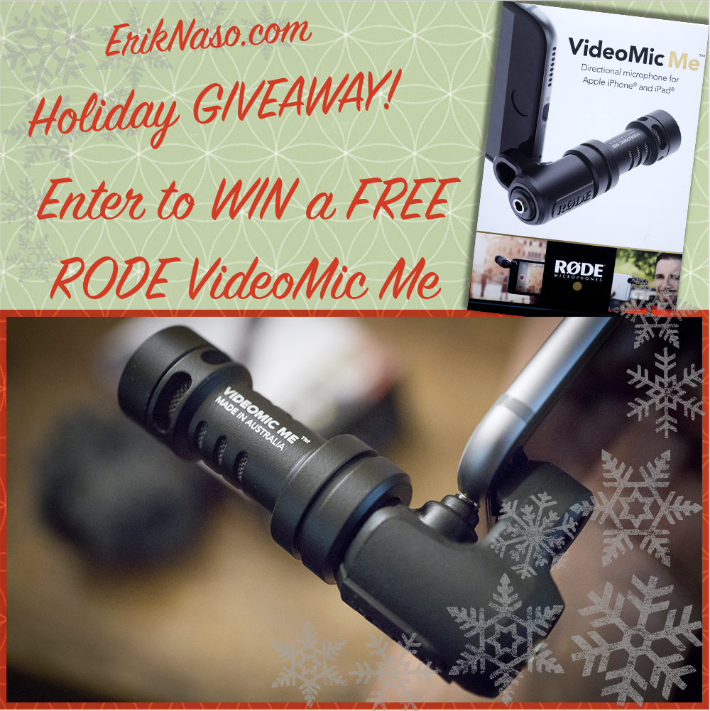 Giveaway 1 VideoMic Me