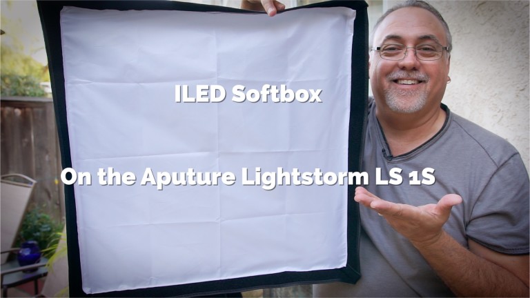 Inexpensive Softbox Solution for the Aputure Lightstorm LS 1S PLUS DEC LANC Cable Triggers Record!