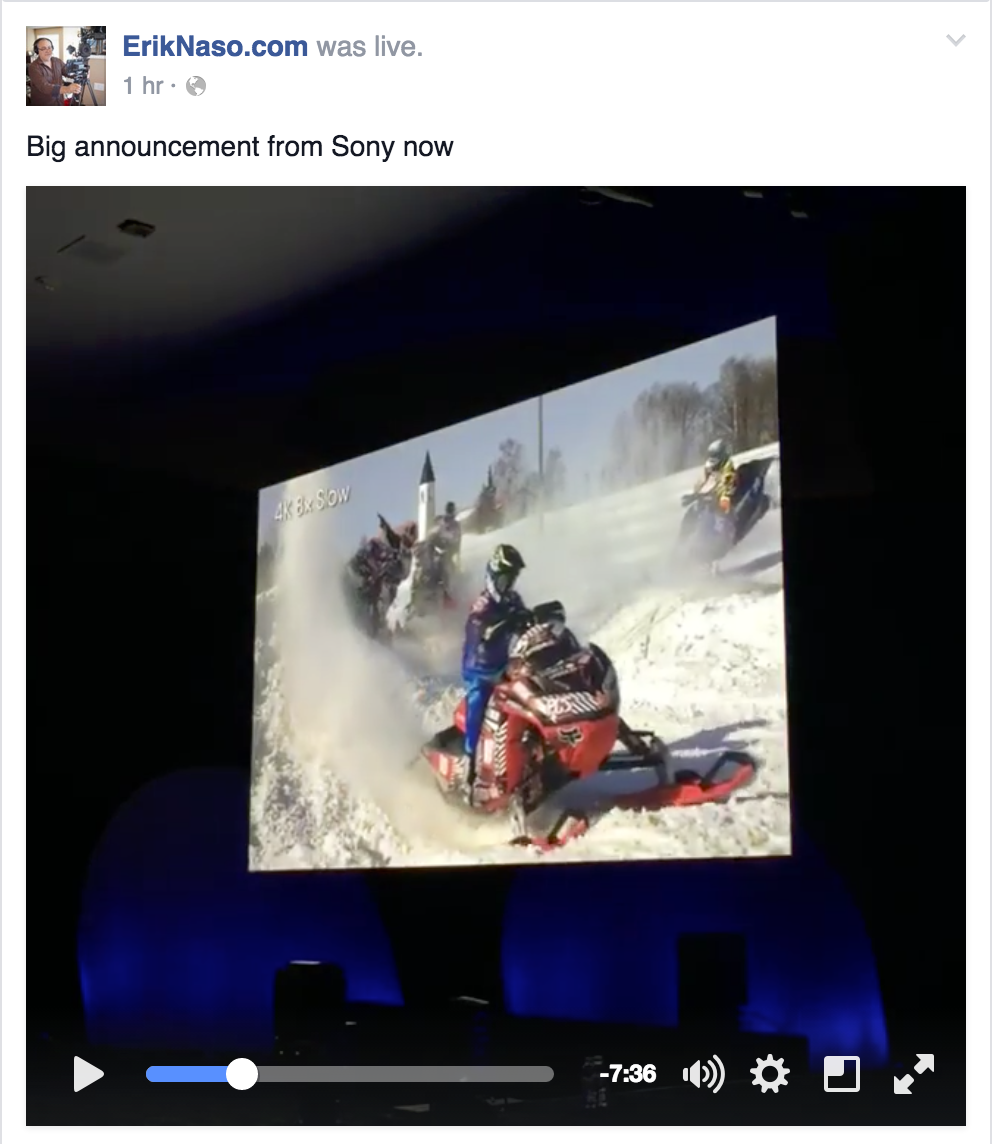 Big announcement from Sony now