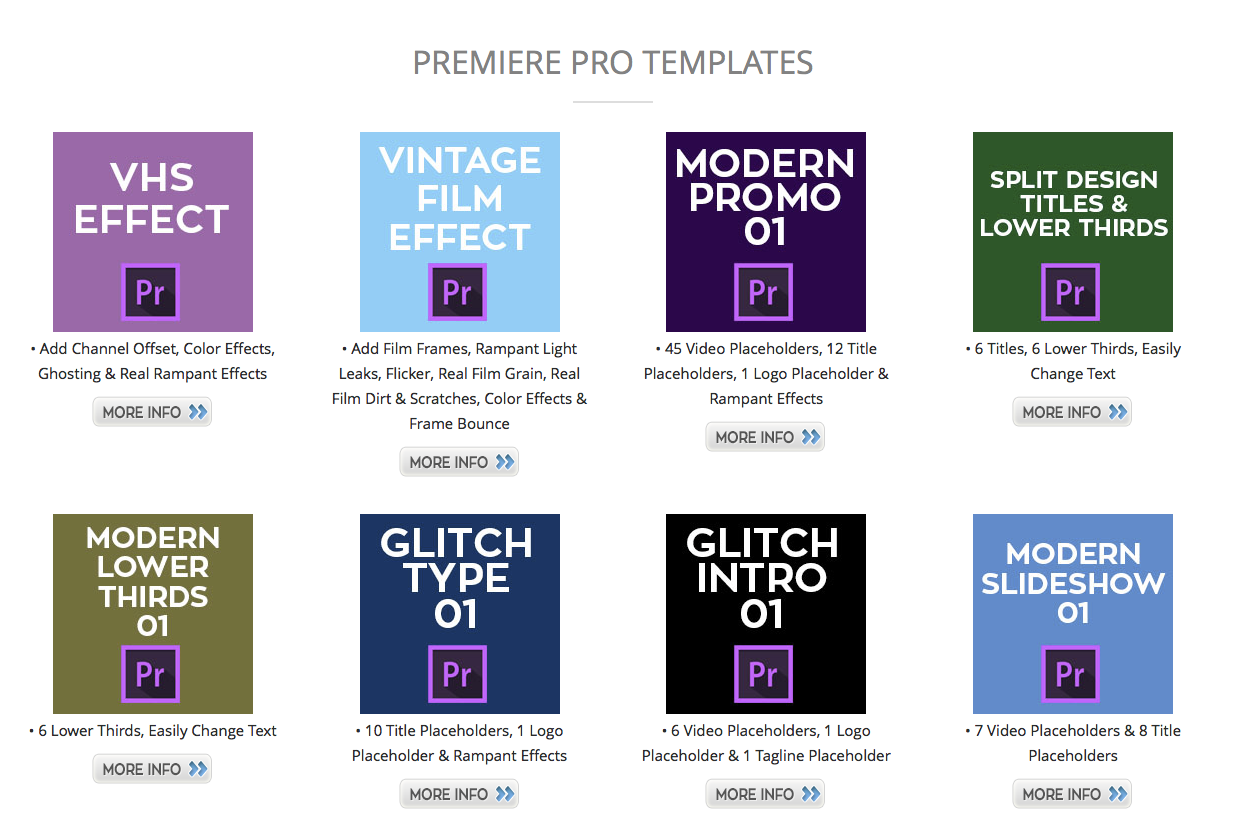 Rampant Design Premiere Pro Templets